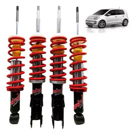 Kit Suspensâo Rosca Slim Dianteira E Traseira Vw Up Parcelamento sem