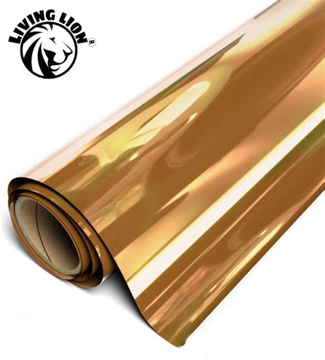 Htv Pu Metallic Gold Roll Iron On Vinyl Easy To Cut Weed Heat