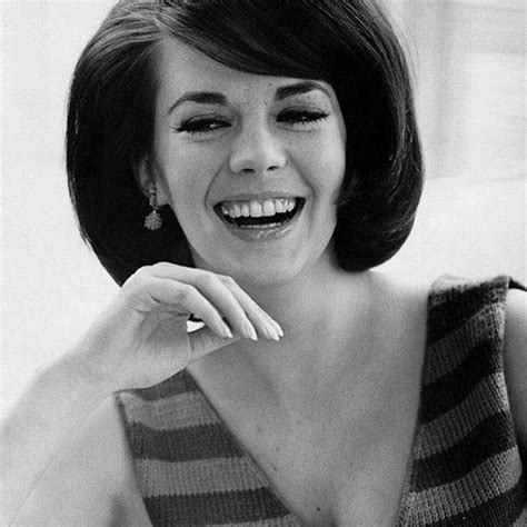 Natalie In A Striped Top Blackandwhite Natalie Wood Movie Stars