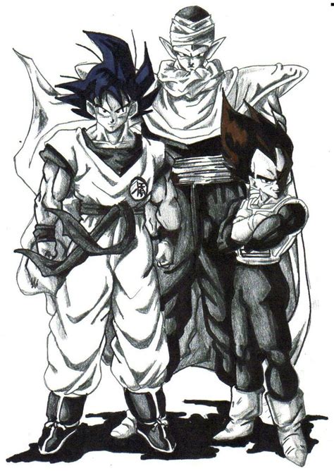 goku,piccolo,and vegeta by trunks24 on DeviantArt | Cartoons episodes ...