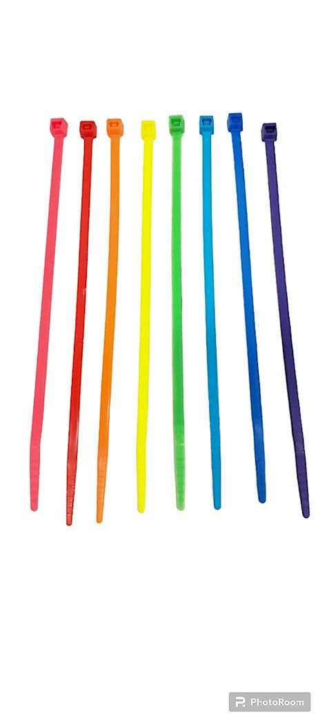 Colored Zip Ties - 30 Pack, Multiple Lengths -408