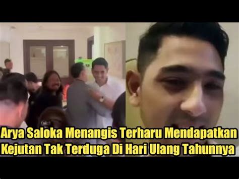 Arya Saloka Menangis Terharu Mendapatkan Kejutan Tak Terduga Di Hari