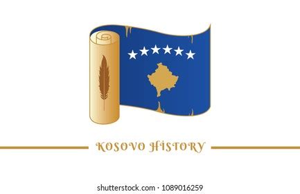 Kosovo Flag Kosovo History Stock Vector (Royalty Free) 1089016259 ...