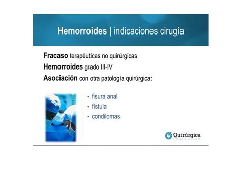 Hemorroides Y Fisura Anal Cuando Actuar Ppt