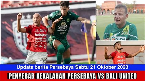 Josep Gombau Ungkap Penyebab Kekalahan Persebaya Vs Bali United