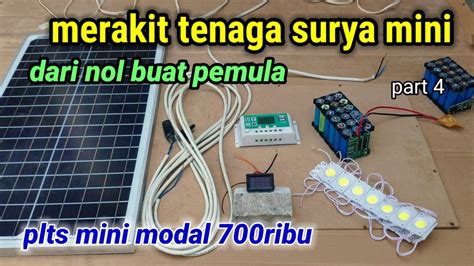 Merakit Panel Surya Buat Pemula Dari Baterai 18650 YouTube