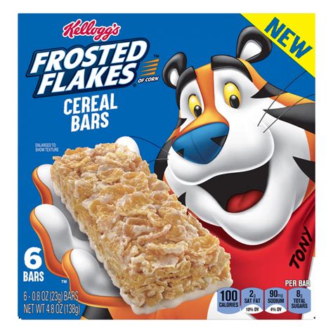 Save on Kellogg's Frosted Flakes Cereal Bars - 6 ct Order Online Delivery | MARTIN'S