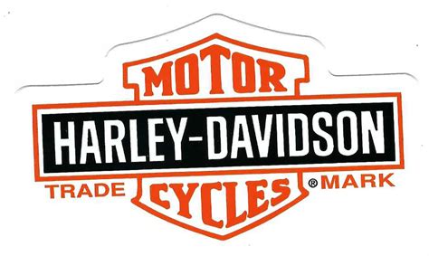 Harley Davidson Logo Decal Sticker Vinyl 4 1 2 Inches Long Etsy