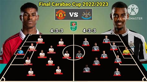 Rashford Vs Isak Potential Line Up Manchester United Vs Newcastle 4 3