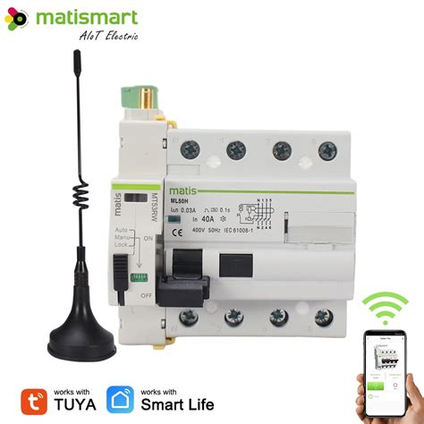 Matismart Reconectador Wifi Inteligente Tipo A Dispositivo Rccb P Tuya