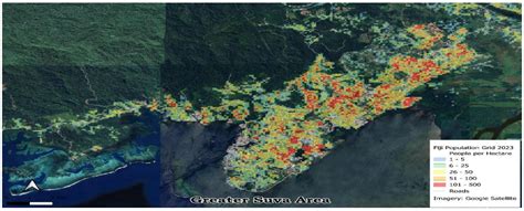 Experimental GIS Fiji Population Grid 2023 - Fiji Bureau of Statistics