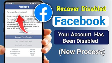 How To Recover Disabled Facebook Account 2024 Facebook Disabled