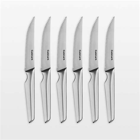 Cuisinart Stainless Steel 6 Piece Steak Knife Set Reviews Crate