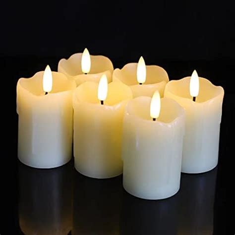 Enpornk Set Of 12 Flameless Candles Battery Operated Led