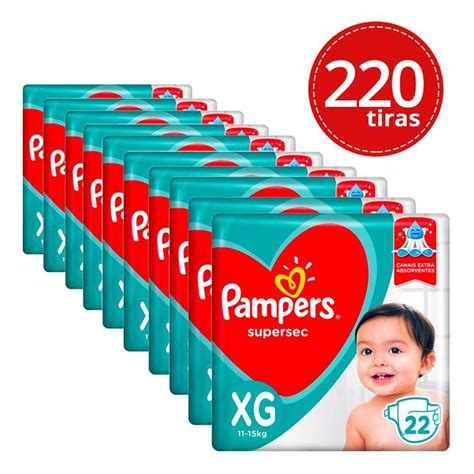 Kit Fralda Pampers Supersec Pacotao P Unidades Casas Bahia