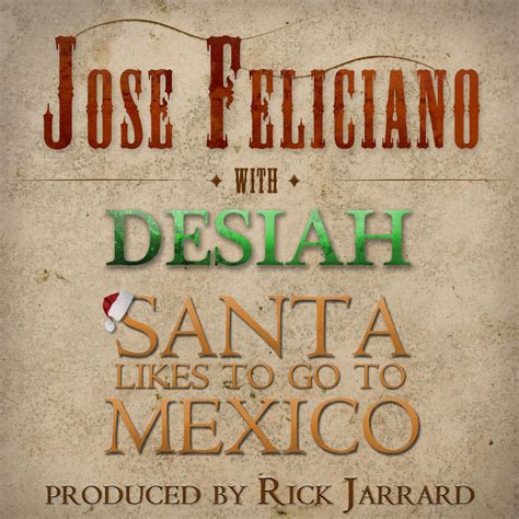 Car Tula Frontal De Jose Feliciano Santa Likes To Go To Mexico