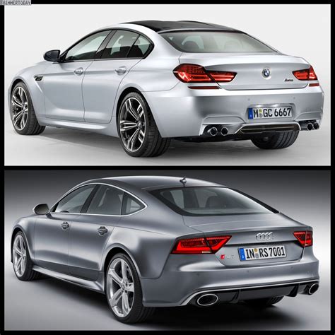 Photo Comparison Bmw M Gran Coupe Vs Audi Rs