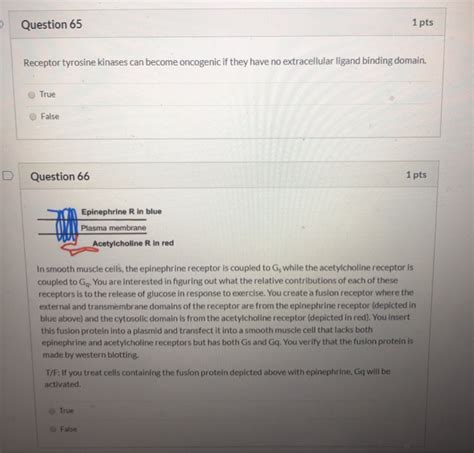 Solved Question Pts Receptor Tyrosine Kinases Can Chegg