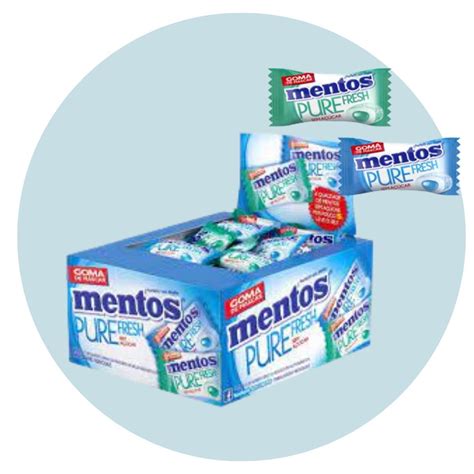 Kit Mentos Pure Fresh Mentos Pure Fresh Tutti Frutti Unidades