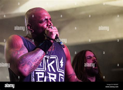 Sepultura (Derrick Green)- March 2018 - Glasgow SWC3 Stock Photo - Alamy