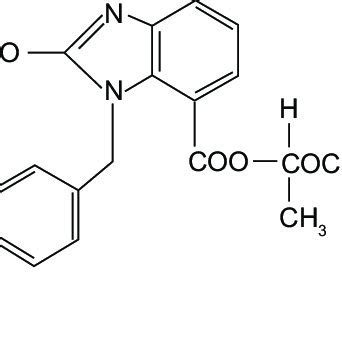 Chemical Structure Of Candesartan Cilexetil Cas