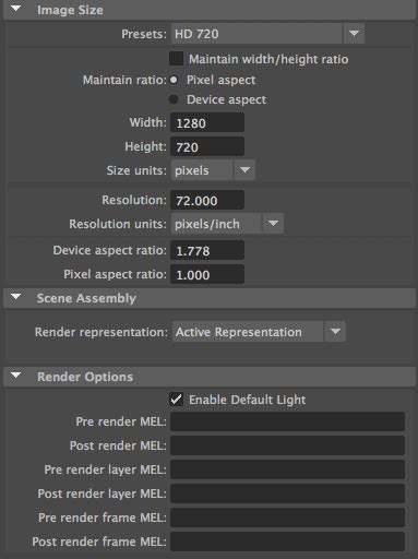 Settings cơ bản cho render Maya irender vn