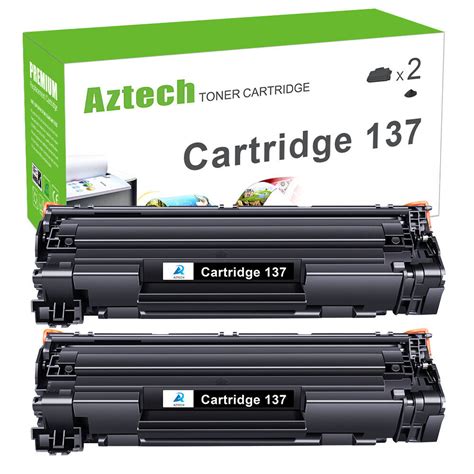 Used 2 Pack Crg137 High Yield Black Toner Cartridge For Canon 137 Imageclass Mf227dw Ubbthreads