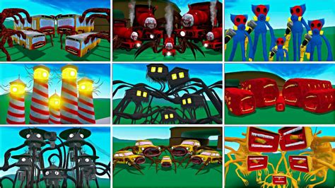 MONSTERS BATTLE BUS EATER TRAIN EATER LIGHTHOUSE CAR EATER