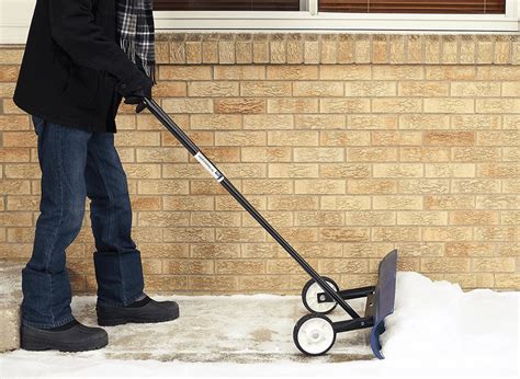 Snow Shoveling Made Easier Use a Snow Shovel with Wheels