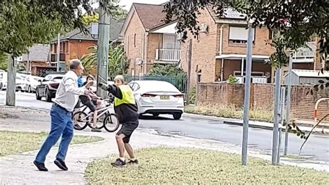 Video Shows Two Men Brawl With Sticks On Side Of Road In Cabramatta