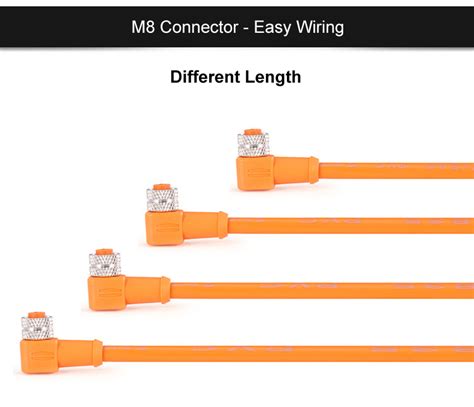 M8 Female Cable Connector Qh Industrial