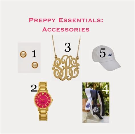 Sarah Elizabeth Wilson: Preppy Essentials: Accessories