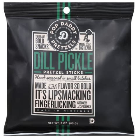 Pop Daddy Dill Pickle Pretzels Oz Frys Food Stores