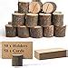 Amazon Wowoss Pcs Rustic Wooden Place Card Holders Pcs Kraft