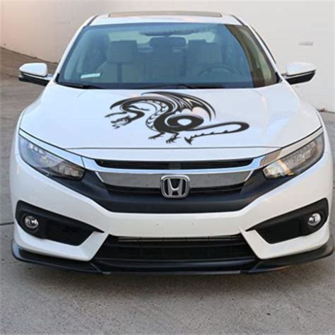 Bonnet Car Sticker Horror Dragon Car Stickers Rs B