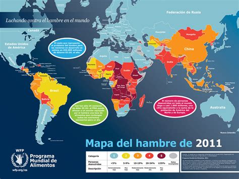 La Onu Presenta El Mapa Mundial Del Hambre Mesa Redonda