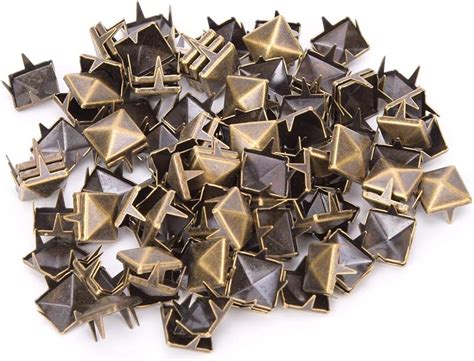 Amazon Square Rivets Pcs Mm Brass Copper Square Pyramid