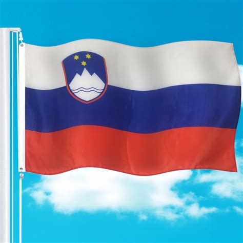 Slovenie Vlag Vlag Van Slovenie Als Ronde Glanzende Pictogram Knop