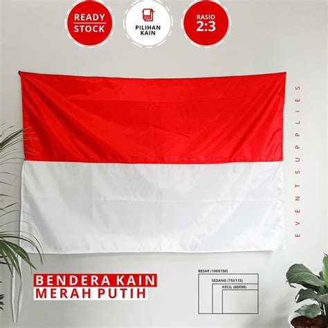 Jual HBK Bendera Kain Merah Putih Agustusan HUTRI Kualitas Bagus