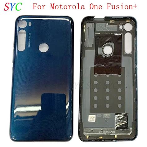 Cubierta Trasera De Bater A Para Motorola One Fusion Plus Piezas De