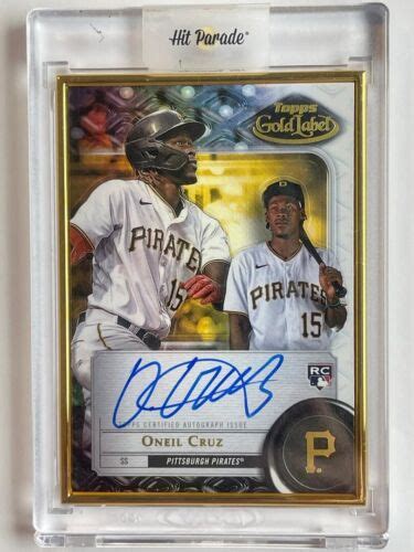 2022 Topps Gold Label Framed Autographs Oneil Cruz Au Rc Ebay