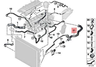 Genuine Bmw G G G G G G I Ix Hose Radiator Engine