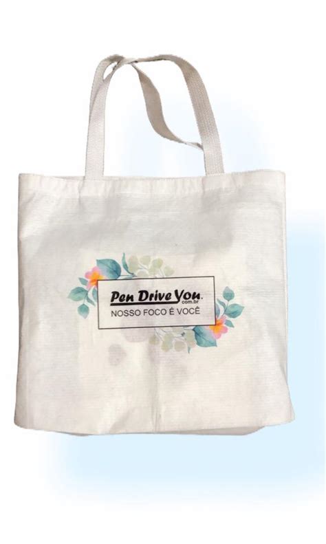 Sacola Ecobag PET Branca 40x45 Personalizada