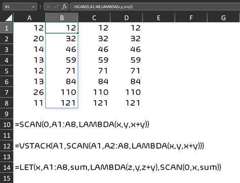 Cumulative Sum Formula Using New Excel Dynamic Array Formulas Stack Overflow