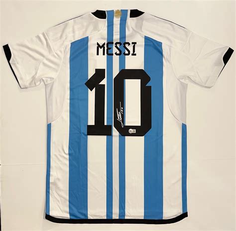 Lionel Messi Signed Argentina Jersey (2022-2023) - The Autograph Source