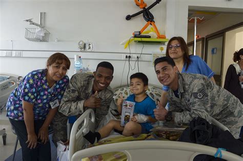 Afsouth Team Members Spend Time With Children In Hospitals 12th Air