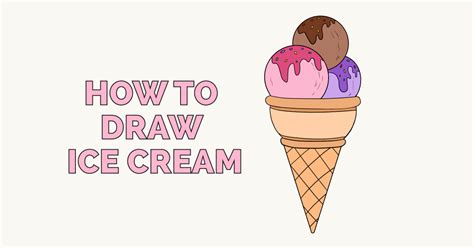 How To Draw An Easy Ice Cream