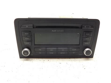 RADIO CD CONCERT AUDI A3 8P 8P0035186AB 11748362946 Oficjalne