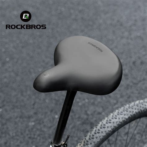 Rockbros Bicycle Saddle Thickened Widened Memory Foam Shockproof