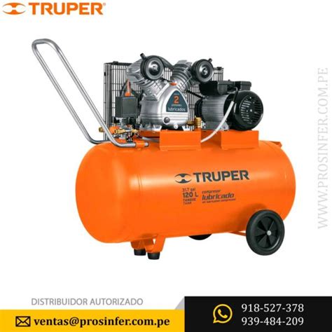 Compresora De Aire Truper 102132 120 Litros Horizontal Distribuidor